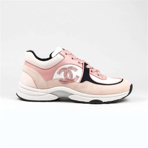 chanel trainers pink suede|luxury chanel sneakers.